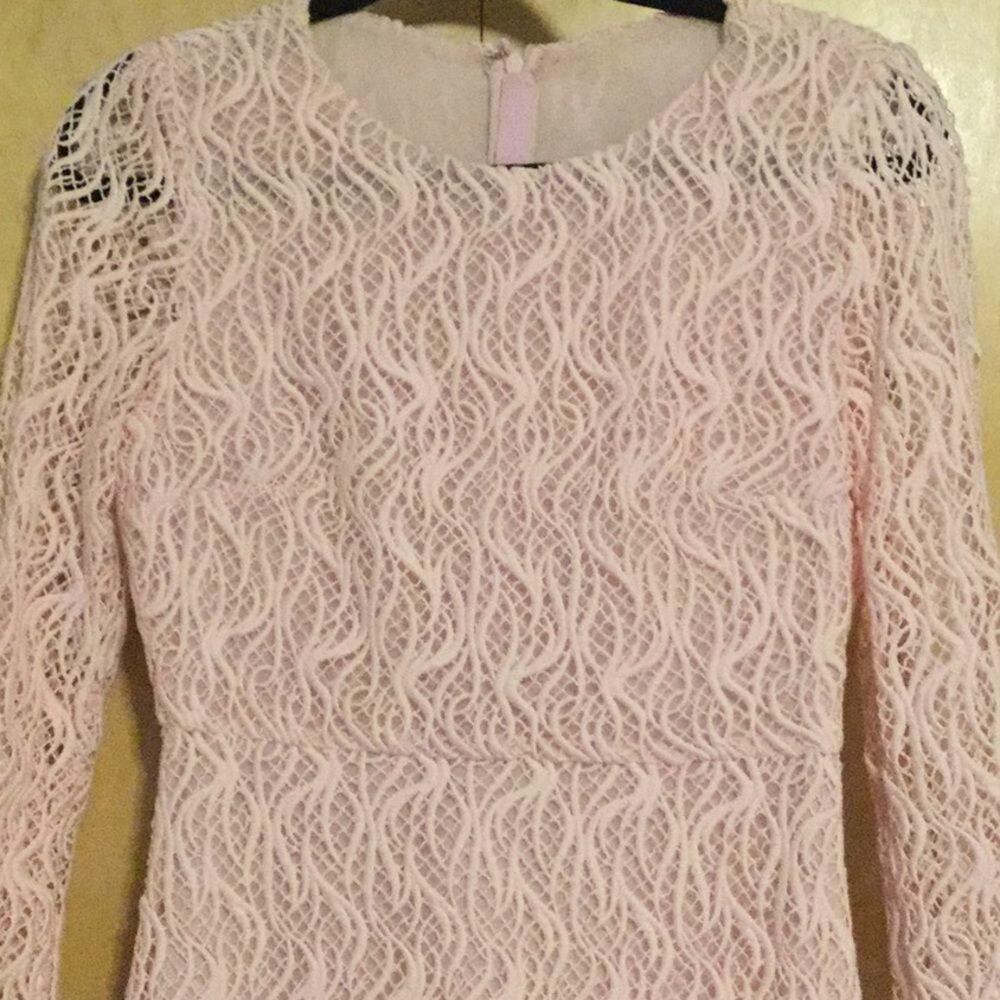 Les Copains Baby pink embroided dress - Picture 3 of 15